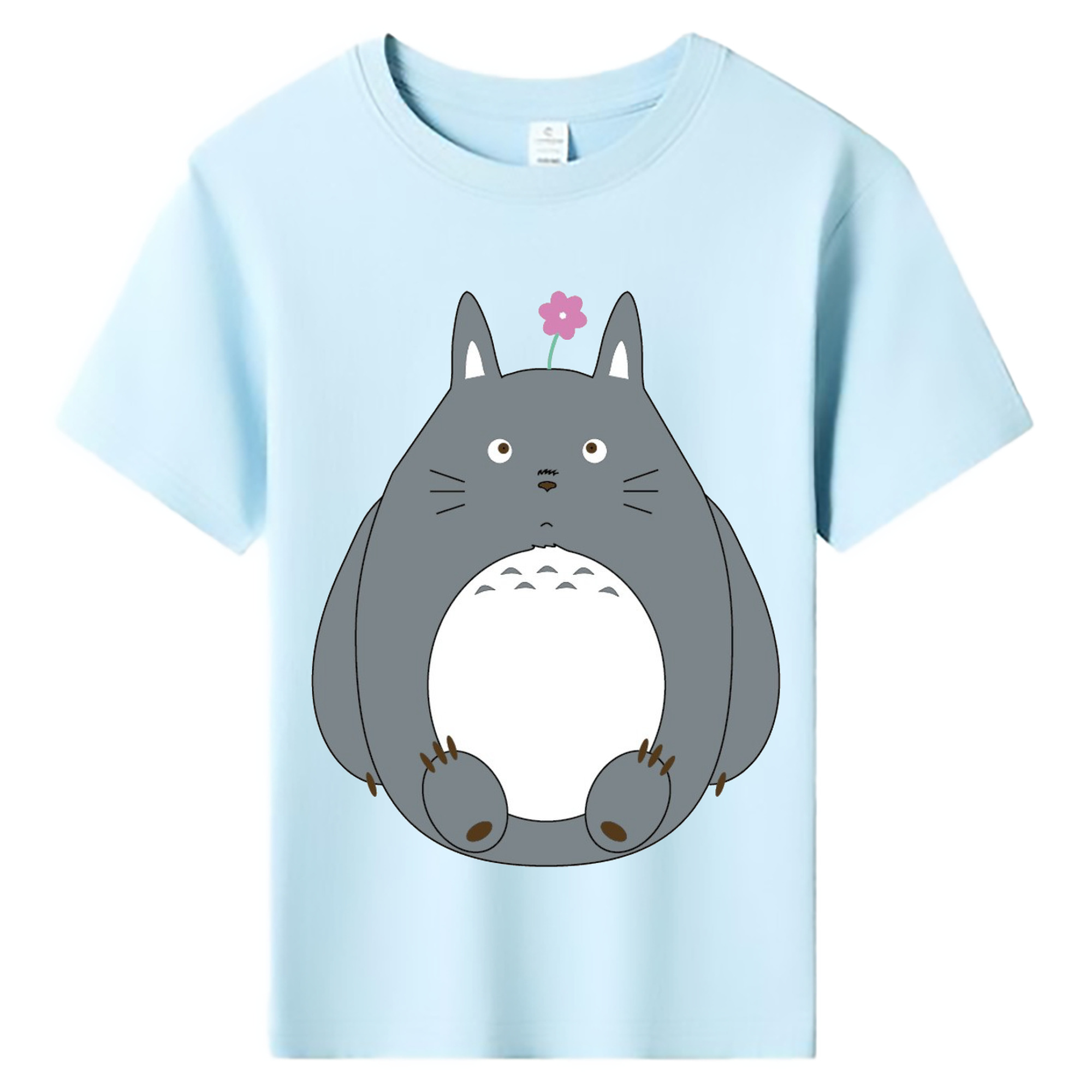 （画像用） となりのトトロ 草壁メイ 草壁サツキ My Neighbor Totoro Satsuki Kusakabe Mei Kusakabe 綿100％キッズTシャツ（フロントプリント）